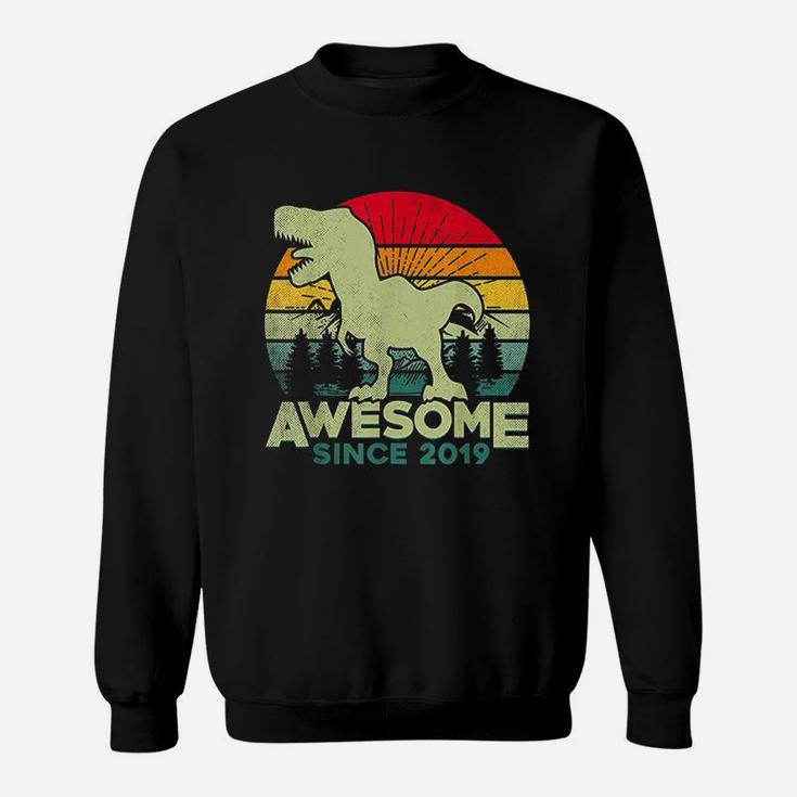 2Nd Birthday Dinosaur Sweatshirt