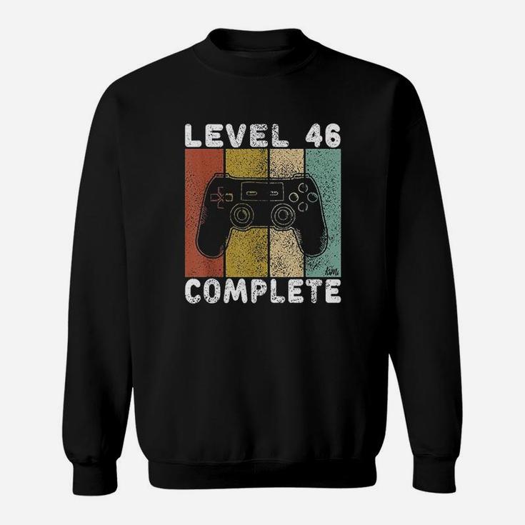 46Th Birthday Men Gaming Level 46 Complete Sweatshirt