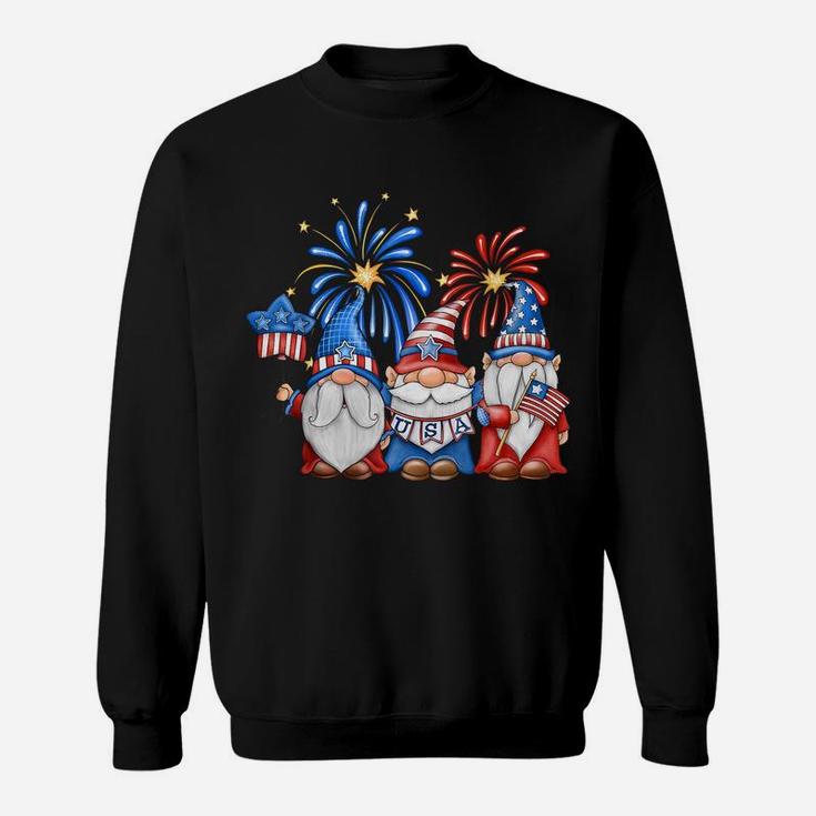 4Th Of July American Gnomes Celebrating Independence Day Sweatshirt