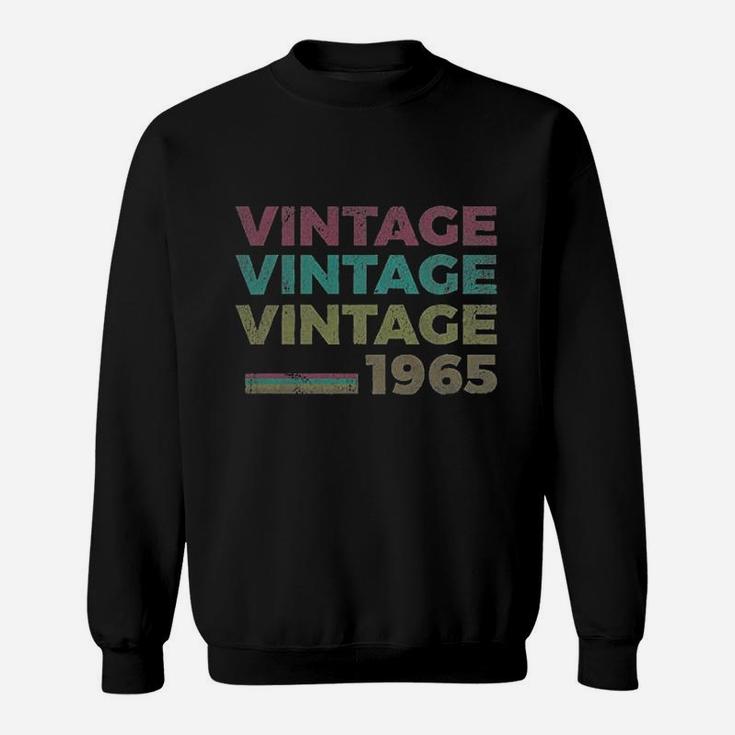 56Th Birthday Gift Retro Birthday  Vintage 1965 Sweatshirt