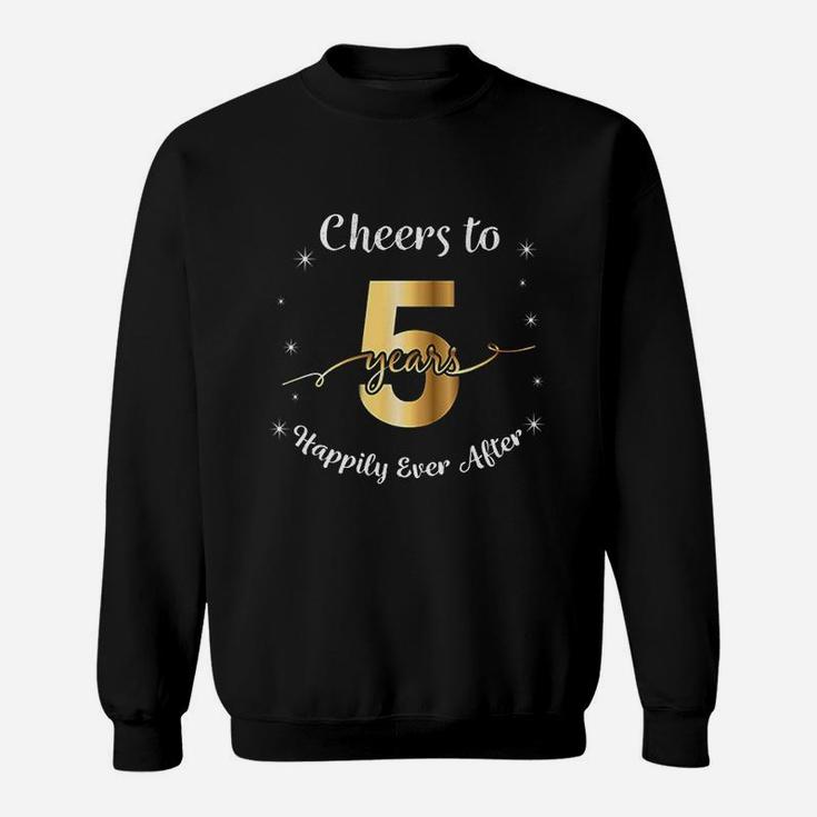 5Th Wedding Anniversary Gift For Couples  5 Years Married Sweatshirt