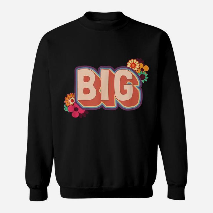 60S Style Big Sorority Reveal Flower Power Big Little Week Sweatshirt