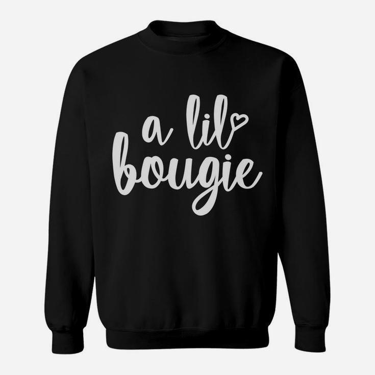 A Lil Bougie Melanin Poppin Black History Christmas Gift Sweatshirt