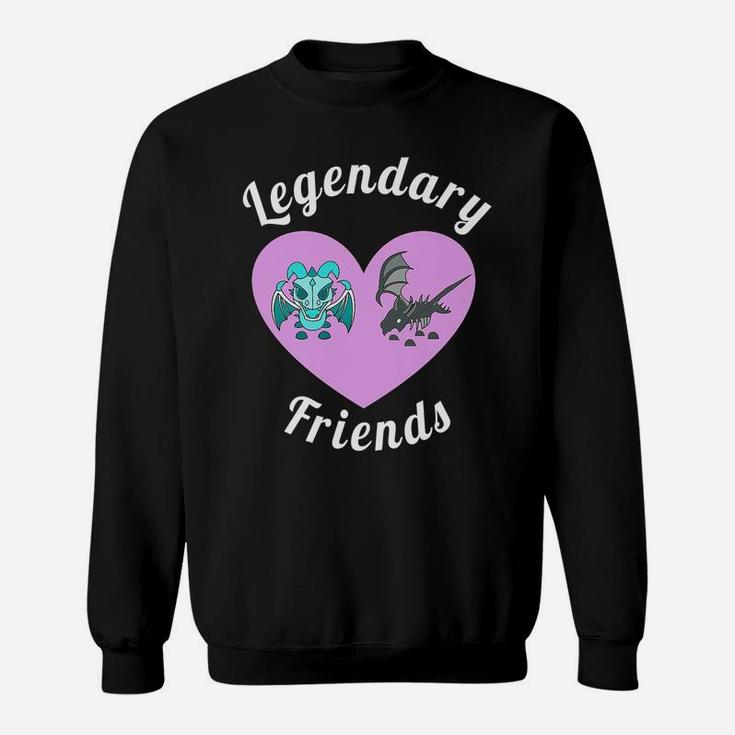 Adopt Me Legendary Friends Shadow Dragon And Frost Dragon Sweatshirt