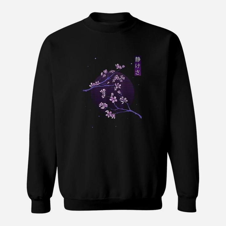 Aesthetic Japanese Blossom Calmness Cherry Flower Sweatshirt