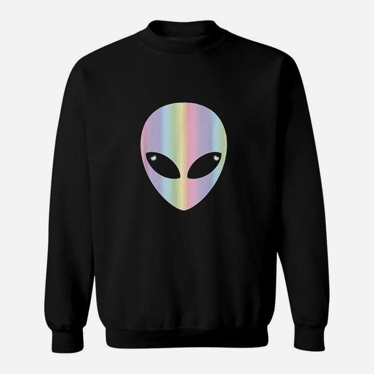 Alien Head Colorful Sweatshirt