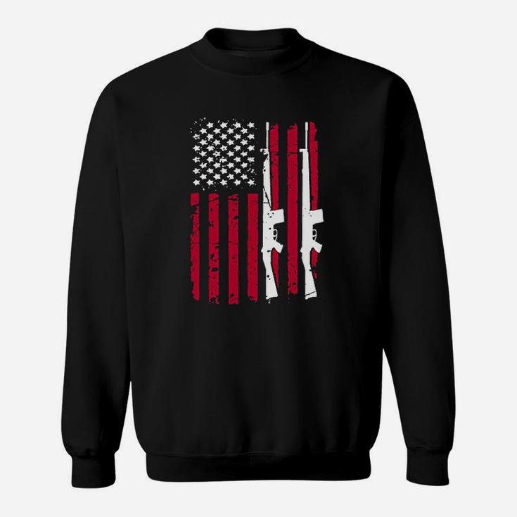 American Usa Flag Sweatshirt