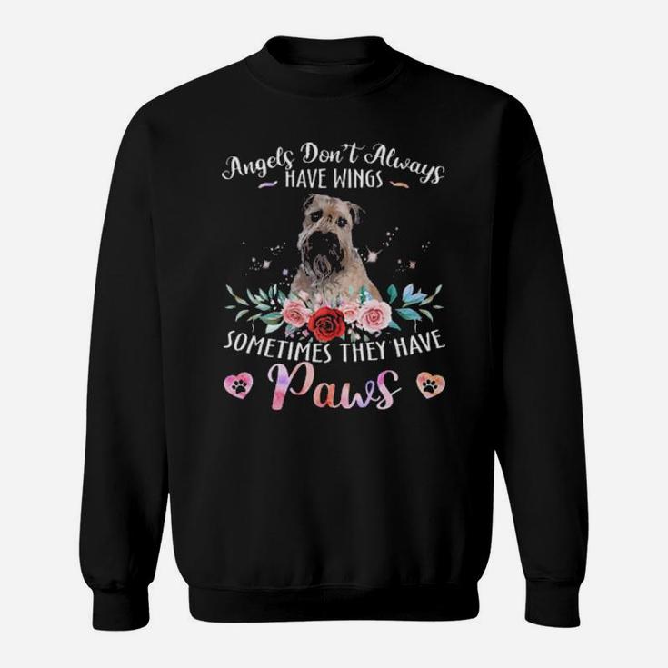 Angels Dont Always Have Wings Sometimes They Have Paws  Wheaten Terrier Sweatshirt