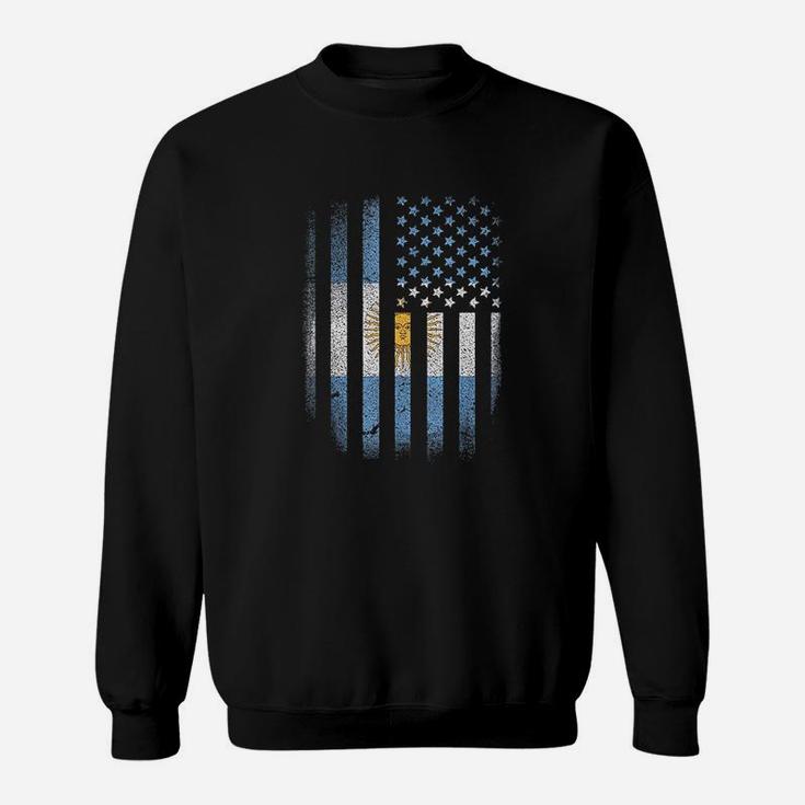 Argentinian American Flag Argentina Usa Argentine Gift Sweatshirt
