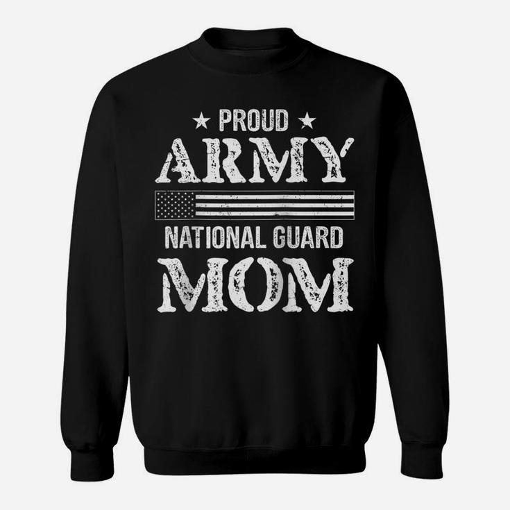Army National Guard Mom - US Military Gifts - Army Mom Raglan Baseball Tee Sweatshirt