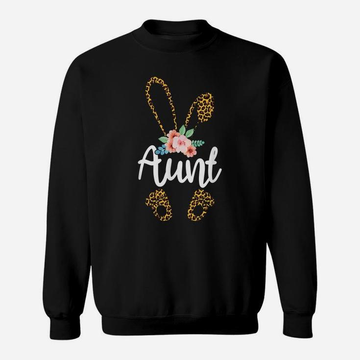 Aunt Bunny Animal Lover Women Cute Easter Day Sweatshirt