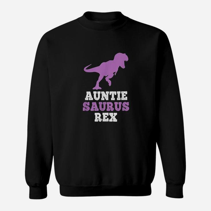 Auntie Saurus Rex Dinosaur Gift Auntiesaurus Day Sweatshirt