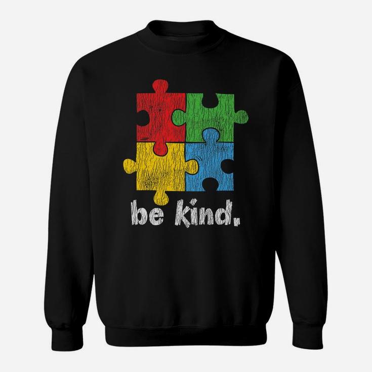 Autism Awareness - Be Kind Autistic Kids Awareness Kindness Sweatshirt