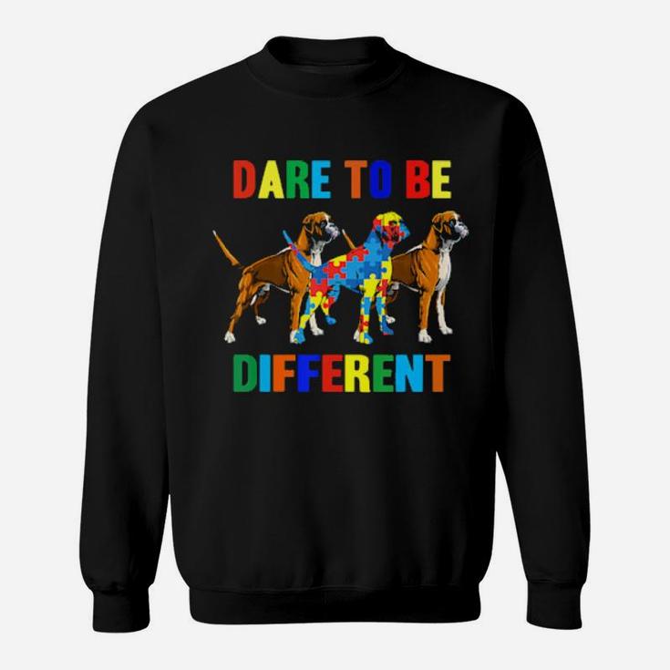 Autism Awareness Boxer Dog Lover Gifts Sweatshirt