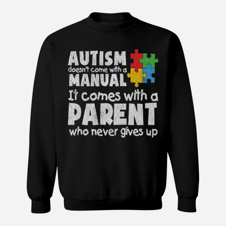 Autism Awareness Mom Dad Parents Autistic Awareness Sweatshirt