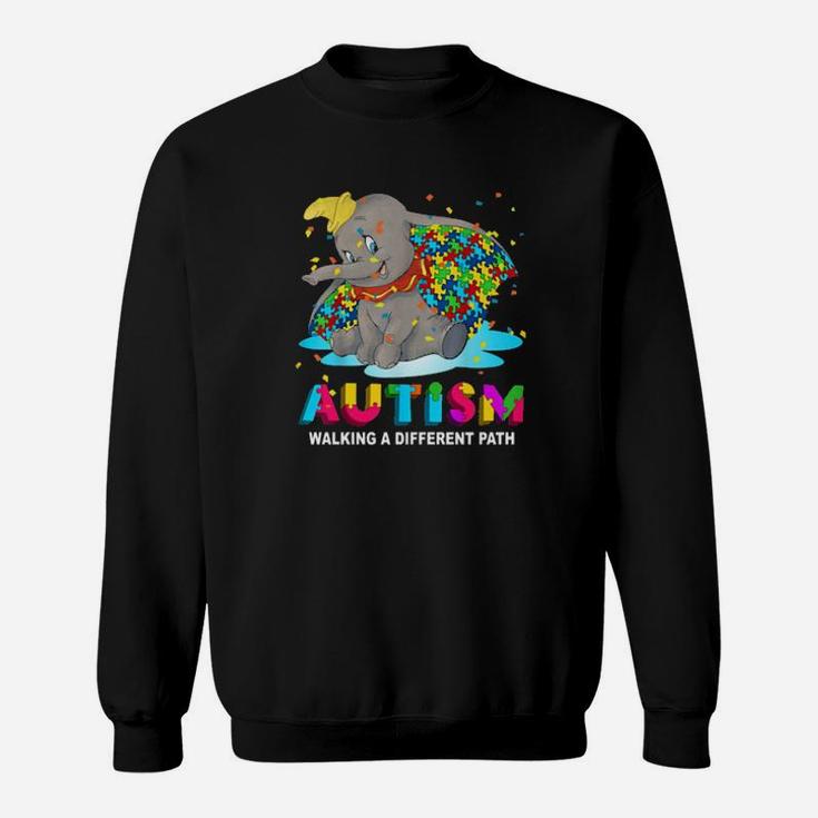 Autism Waling Different Path Sweatshirt