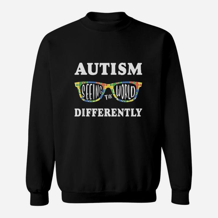 Awareness Men Women Kids Puzzle Piece Autistic Sweatshirt