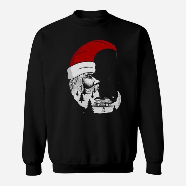Awesome Santa Moon Hippie Sweatshirt