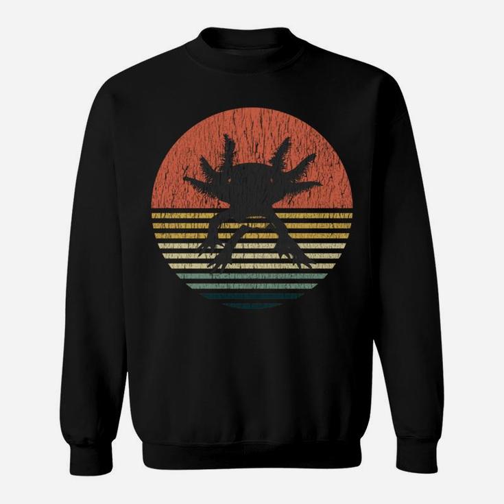 Axolotle Shirt Youth Men Womens Vintage Christmas Gift Retro Sweatshirt