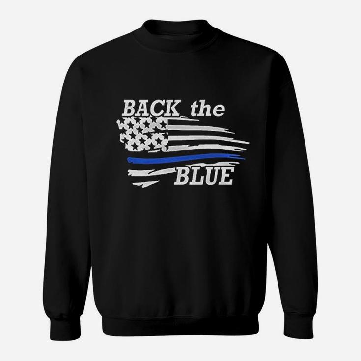 Back The Blue Police Officer Baby Sweatshirt