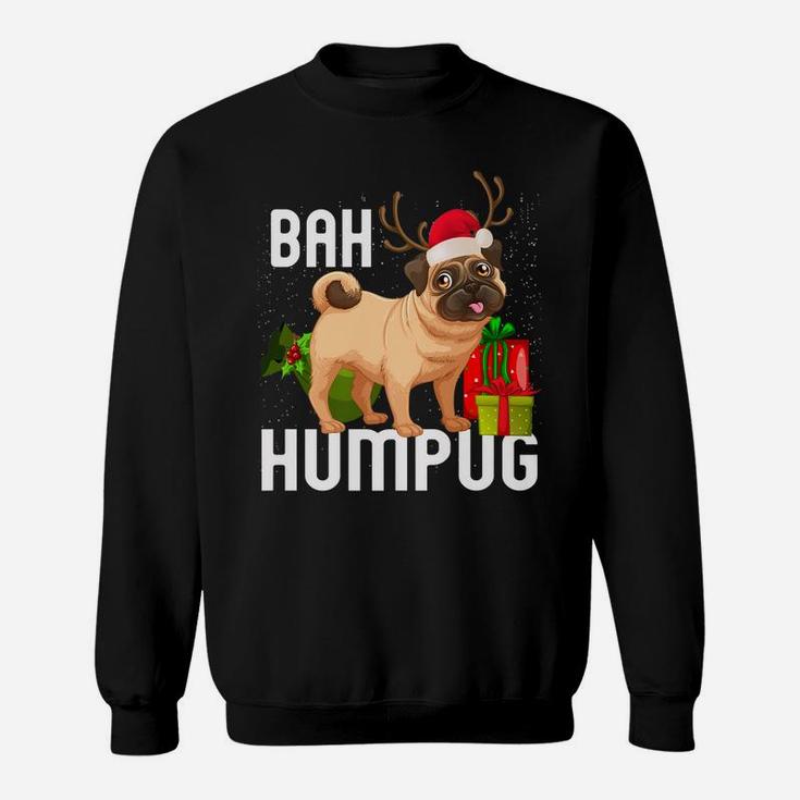Bah Humpug Puggle Xmas Hum Pug Baby Gifts Pet Dogs Sweatshirt