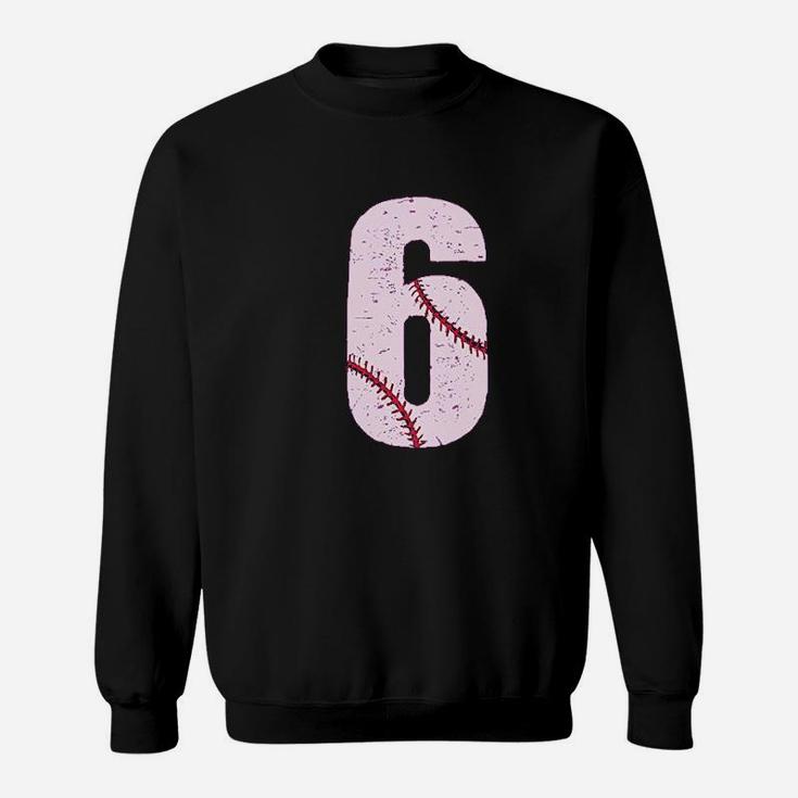 Baseball 6Th Birthday Gift For Six Year Old Sweatshirt