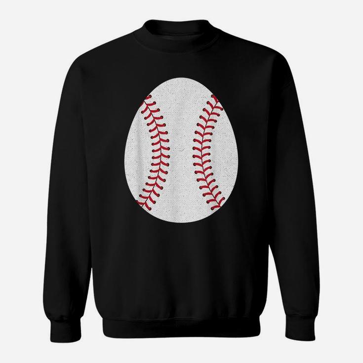 Baseball Happy Easter Egg Hunting Cute Sport Lover Sweatshirt