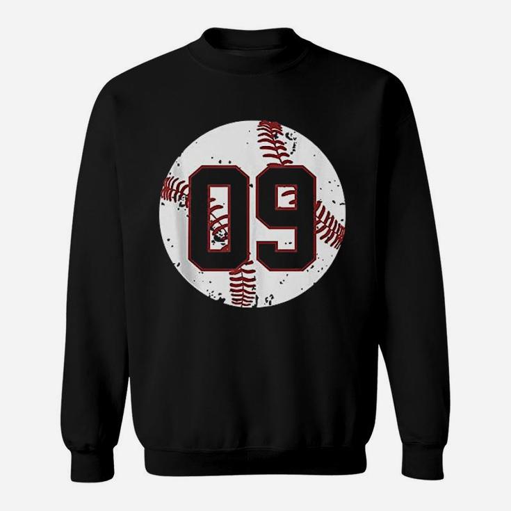 Baseball Number 09 Sweatshirt