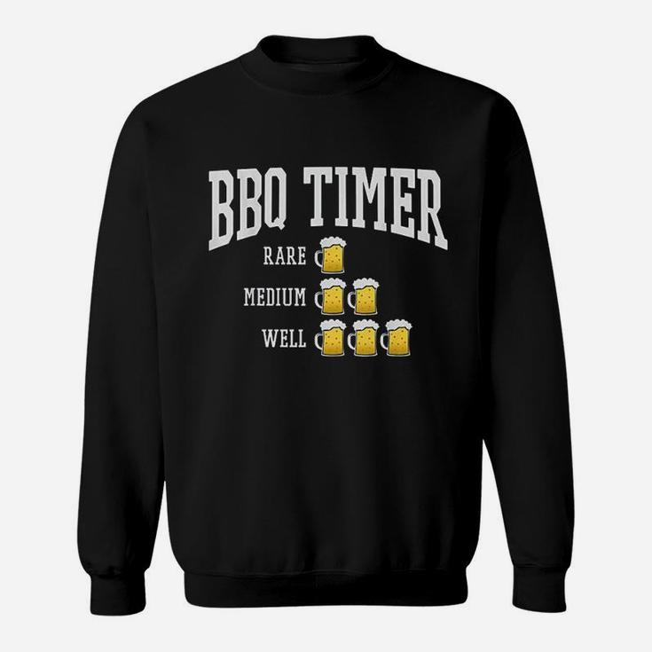 Bbq Timer  Grill Chef Grilling Cooking Beer Lover Sweatshirt