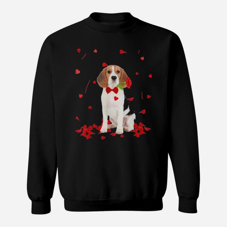 Beagle Valentines Day Sweatshirt