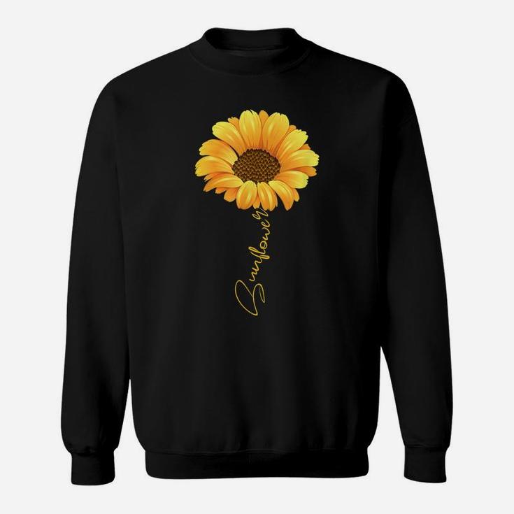 Beautiful Sunflower With Lettering Shirt For Women Sweatshirt