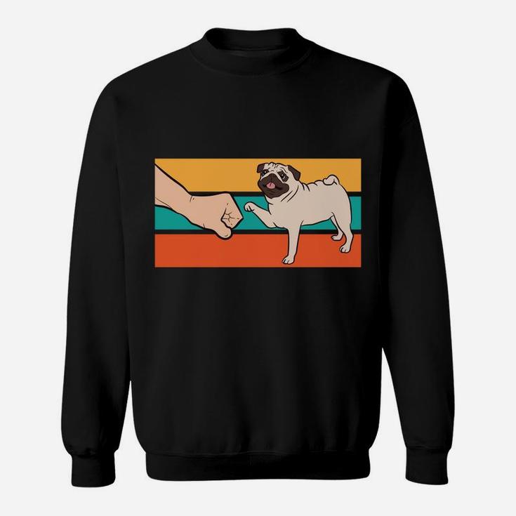 Best Pug Dad Ever Funny Puppy Dog Sweatshirt