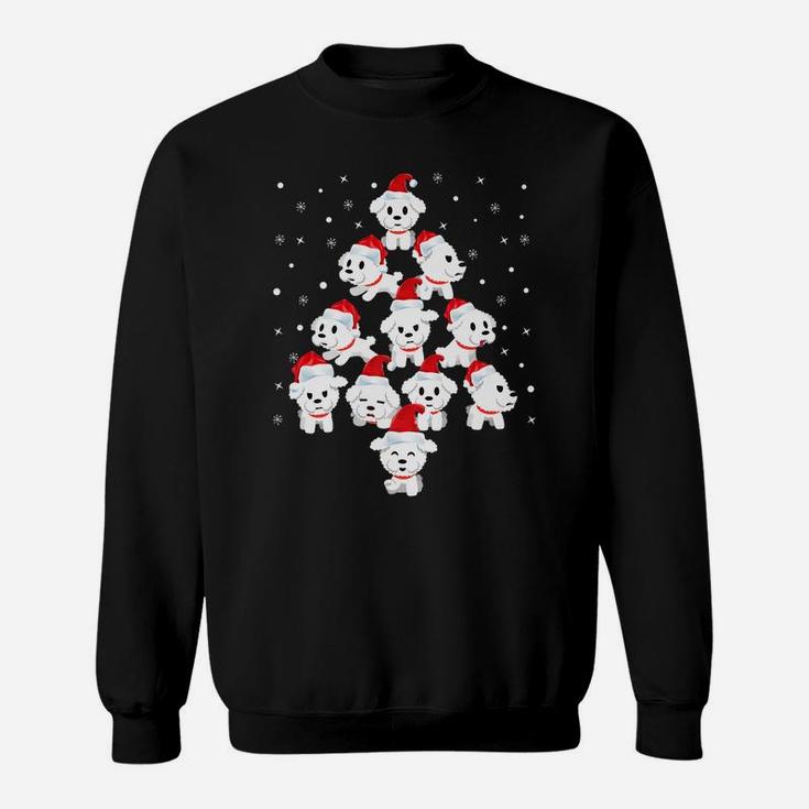 Bichon Frise Christmas Tree Matching Family Xmas Tree Gifts Sweatshirt