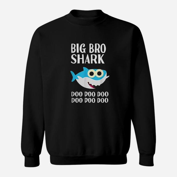 Big Bro Shark Doo Doo Big Brother Shark Gifts Matching Sweatshirt