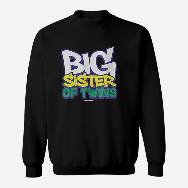 Big Girls' Big Sister Of Twins Sweatshirt