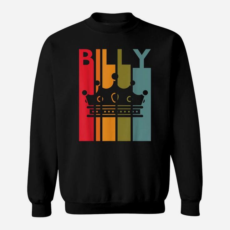 Billy Gift Idea For Boys Men Retro First Name Vintage Billy Sweatshirt