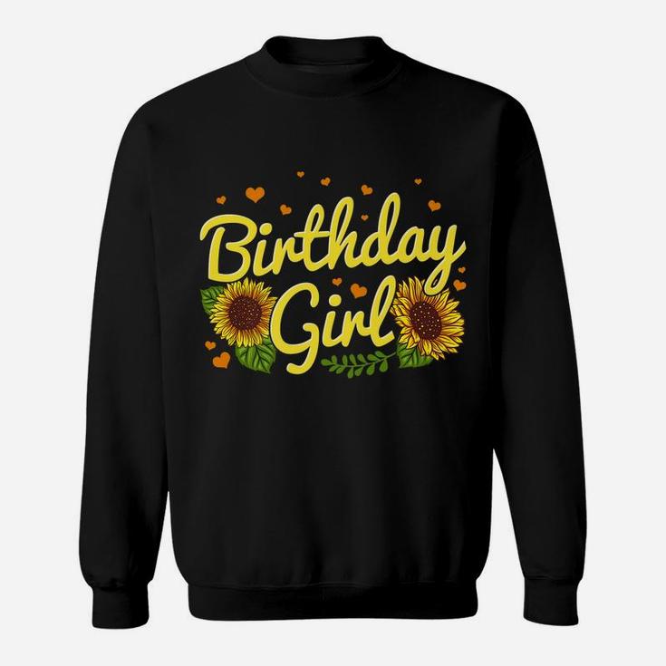 Birthday Girl Sunflower Birthday Party Family Matching Sweatshirt