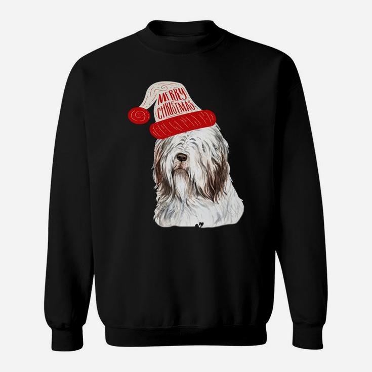 Black Base Bearded Collie Christmas Gift For Dog Lovers Sweatshirt Sweatshirt