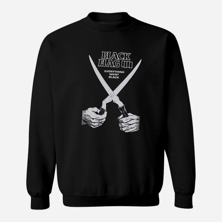 Black Flag Everything Went Black Mens Back Print T-shirt