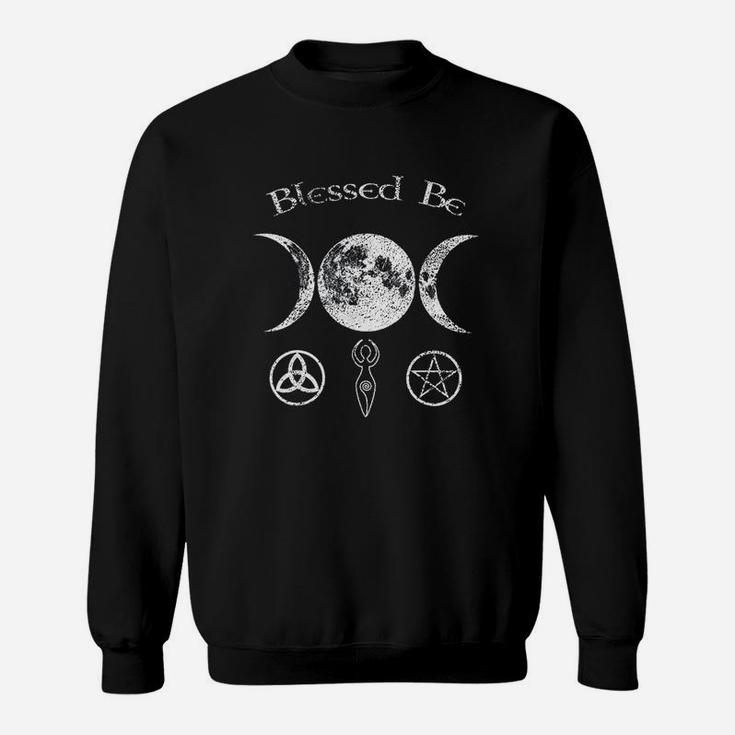 Blessed Be Triple Moon Sweatshirt
