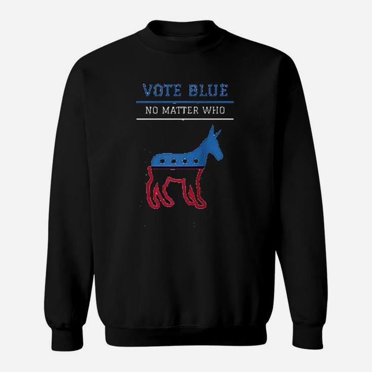 Blue No Matter Who Sweatshirt