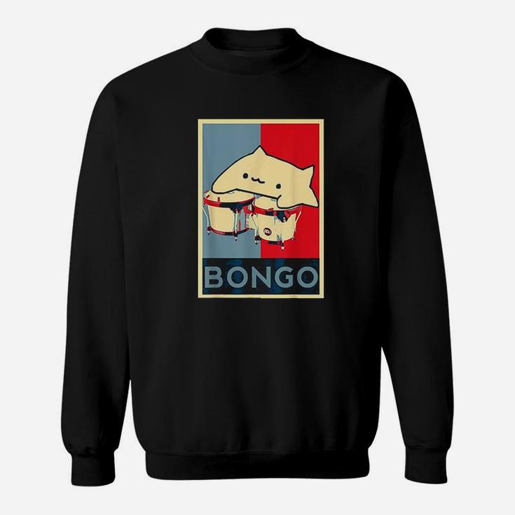 Bongo Cat For Hope Poster Sweatshirt
