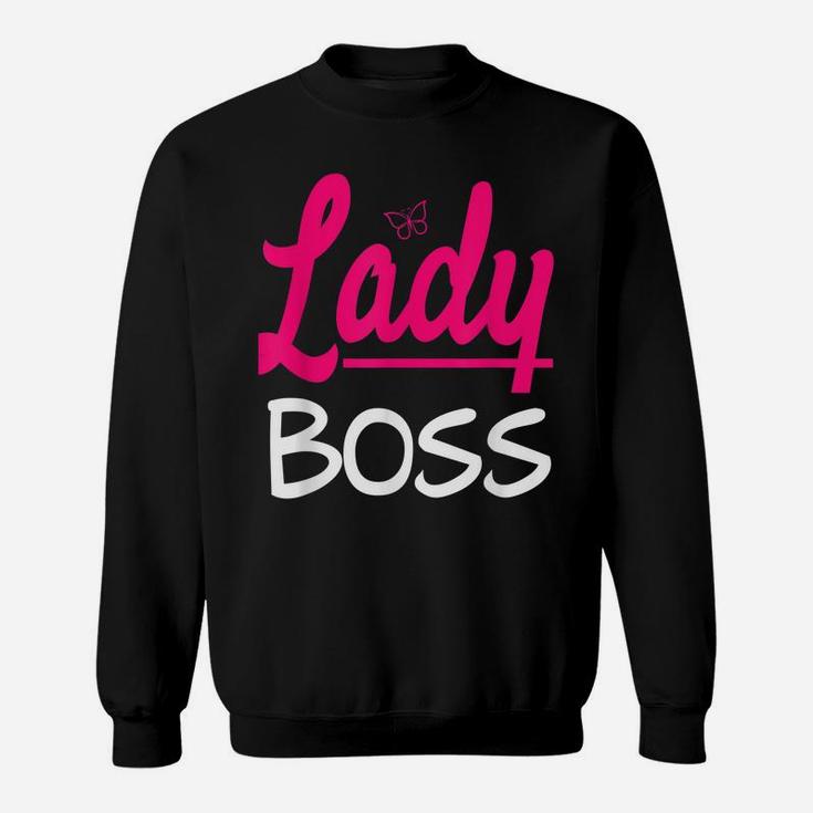 Boss Supervisor Leader Manager Lady Friend Butterfly Girl Sweatshirt