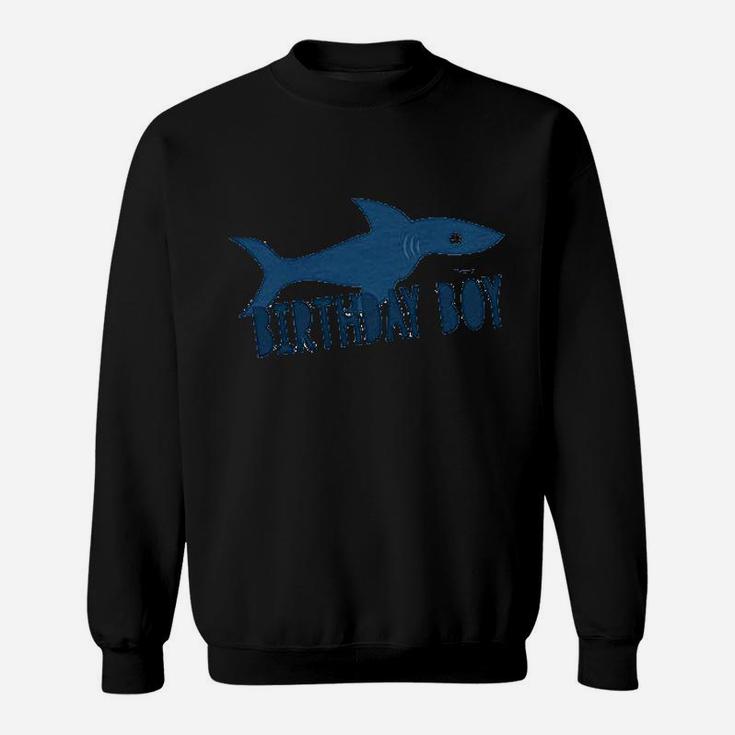 Boy's Shark Birthday Sweatshirt