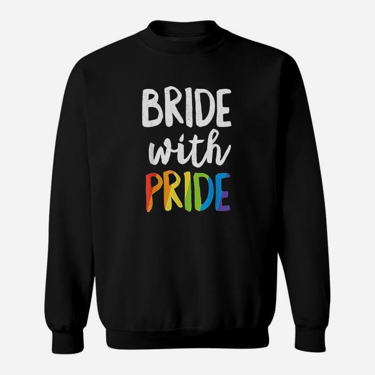 Bride With Pride Rainbow Sweatshirt