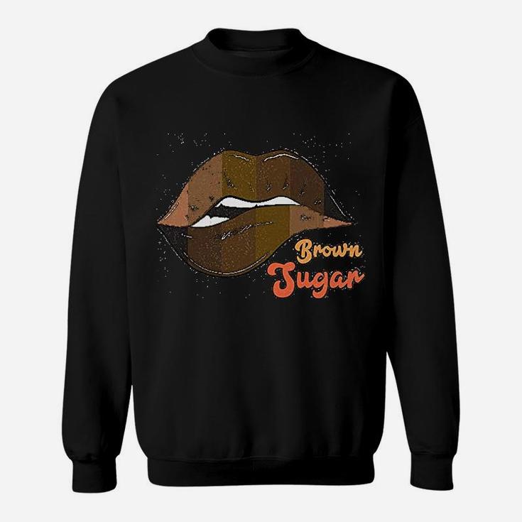 Brown  Lips Sweatshirt