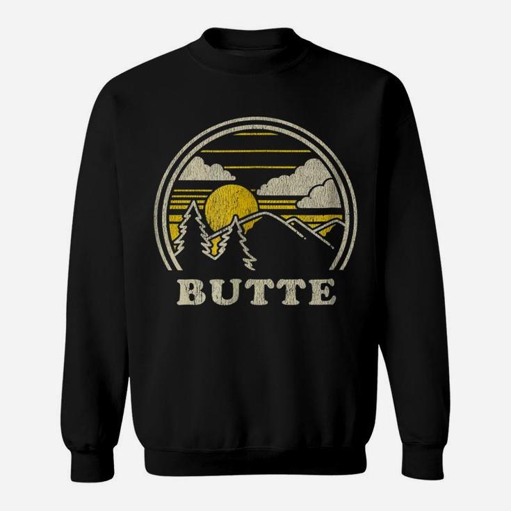 Butte Montana MtShirt Vintage Hiking Mountains Tee Sweatshirt