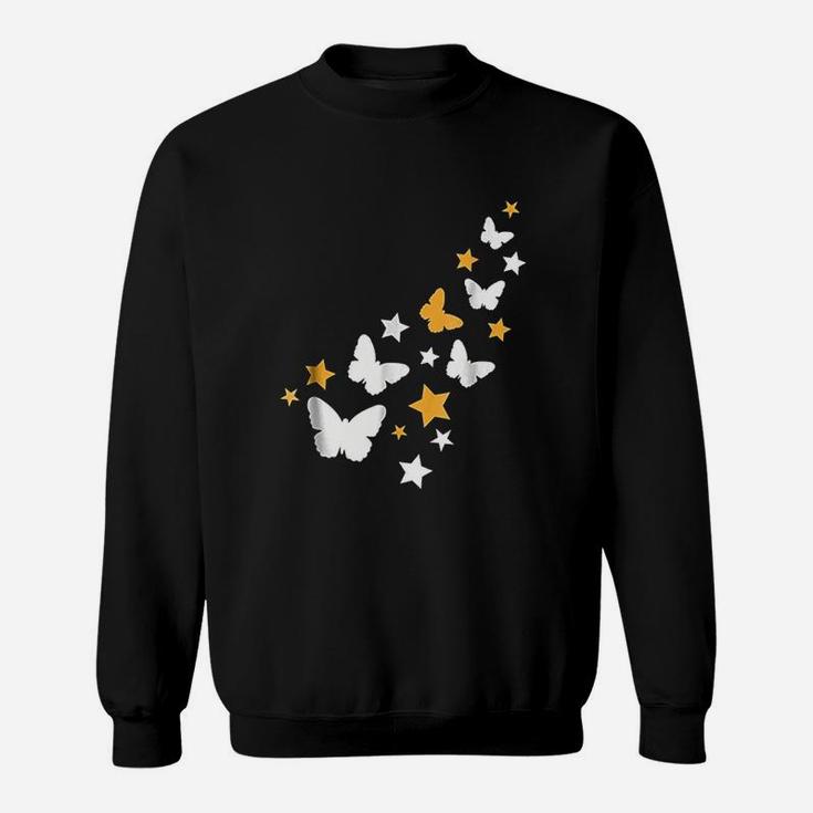 Butterflies With Stars Sweatshirt
