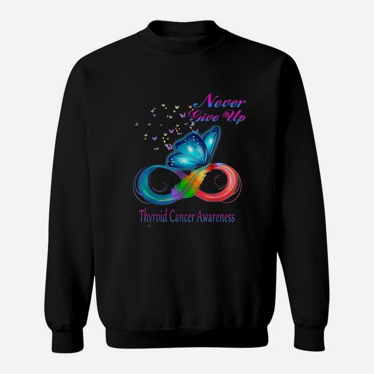 Butterfly Never Give Up Sweatshirt
