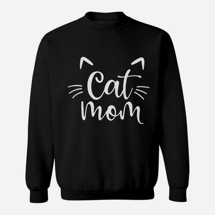 Cat Mom For Women Cat Mama Pet Lover Gifts Sweatshirt